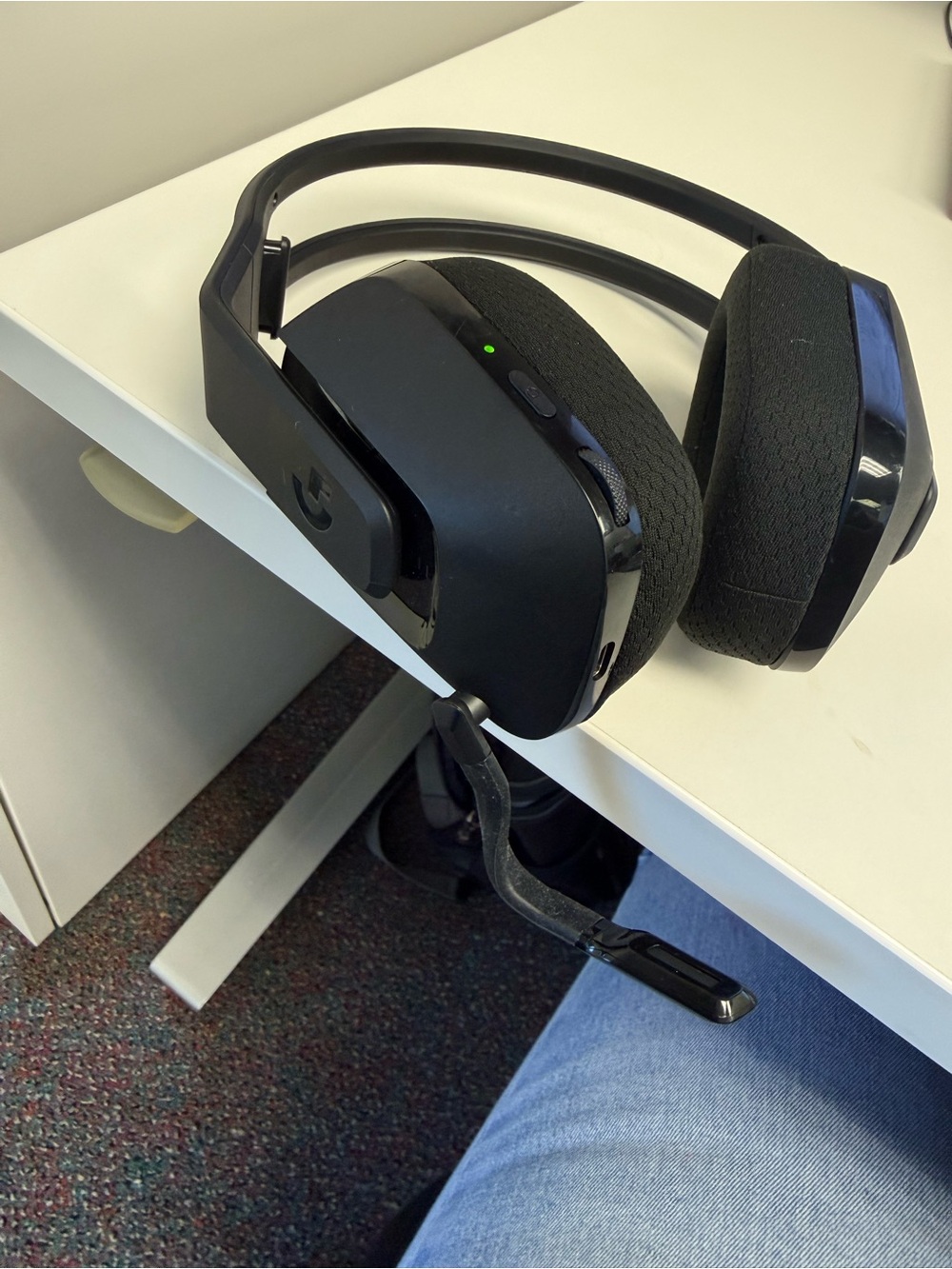 Logitech Black Over-Ear Gaming Headset with Boom Microphone